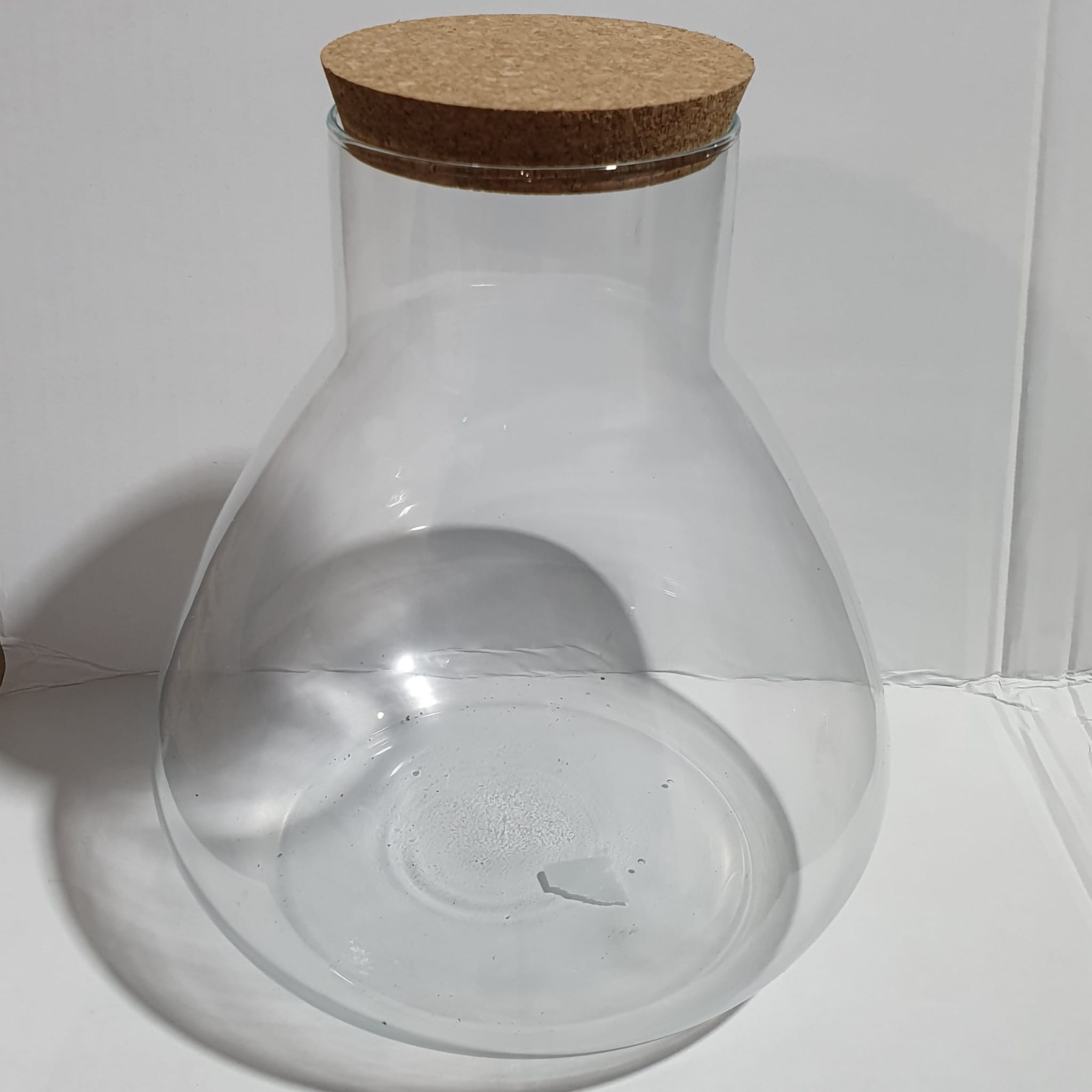 Tarro cristal con tapón de corcho Ø4,5x6,5cm. min.12