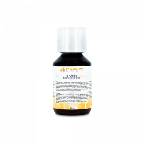 BIOBac Bacterial Blend 100ml Modern Reef